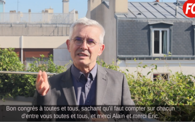 XXème Congrès du SNFOCOS – Extrait du discours d’Yves Veyrier