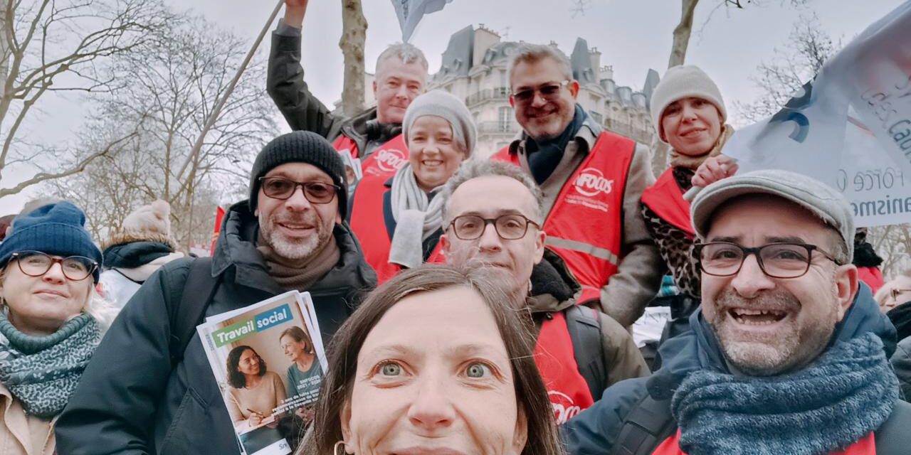 Travailleurs sociaux – Retour en images sur la mobilisation nationale du 29 janvier dernier